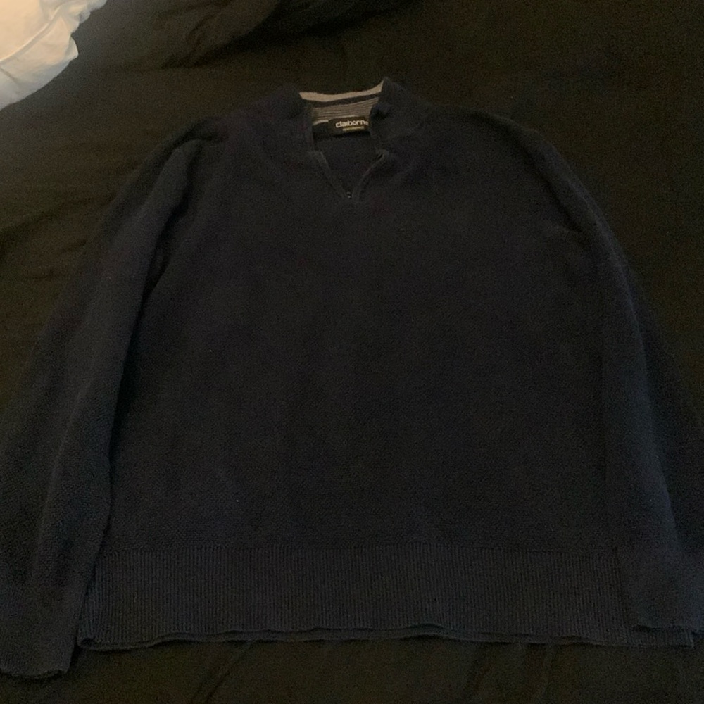 Claiborne turtleneck zip up sweater